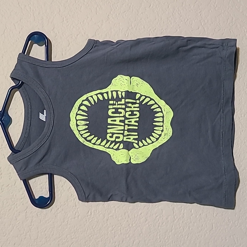 Snack Attack Shark Jaw tank top